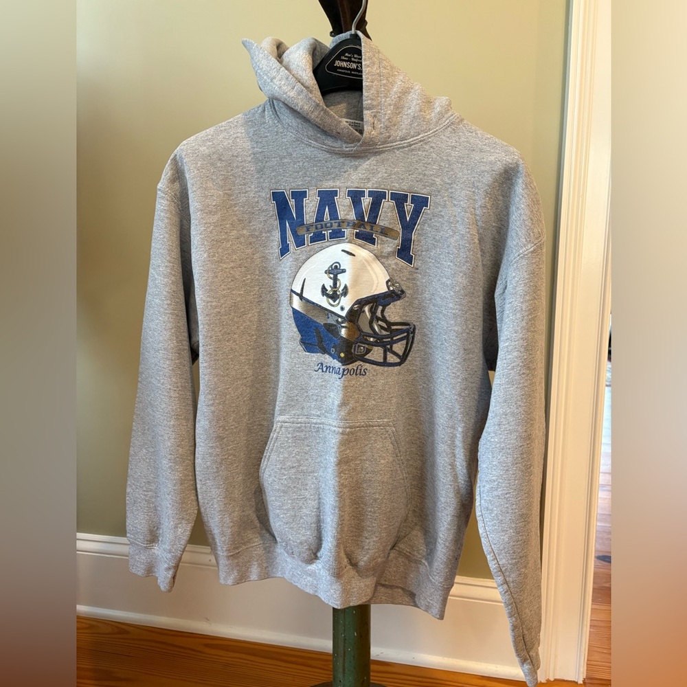 Navy Football Sweatshirt